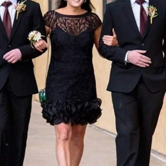 Guess Dress Cocktail Mini Black Dress embellished - Picture 10 of 10